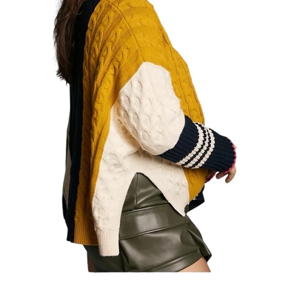 Maeve Multicolor Patchwork Sweater - Picture 8 of 16